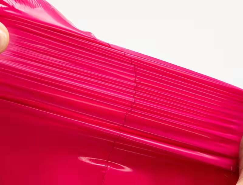 沈河玫红色快递袋-05