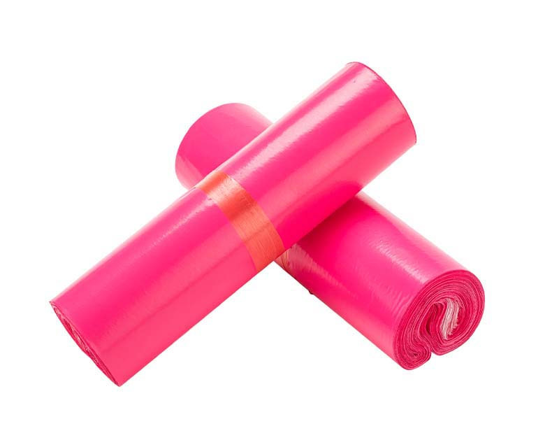 沈河玫红色快递袋-02